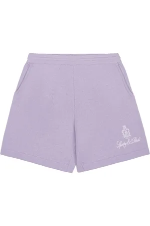 Sporty & Rich Vendome shorts med broderet logo