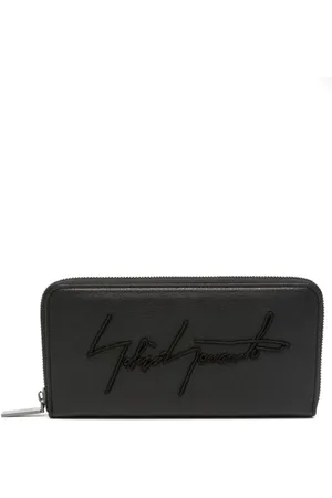 YOHJI YAMAMOTO Læderpung med præget logo