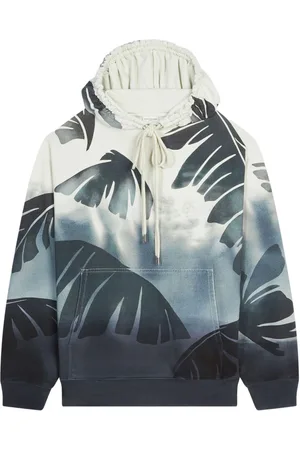 DRIES VAN NOTEN Hættetrøje med palmetryk