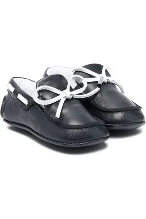 Emporio Armani Hjemmesko med sløjfeudsmykning