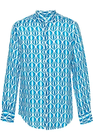 PENINSULA SWIMWEAR Skjorte med geometrisk tryk