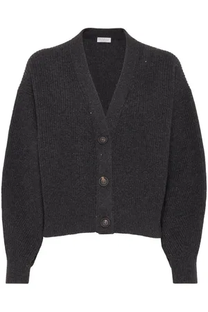 Brunello Cucinelli Pailletudsmykket cardigan