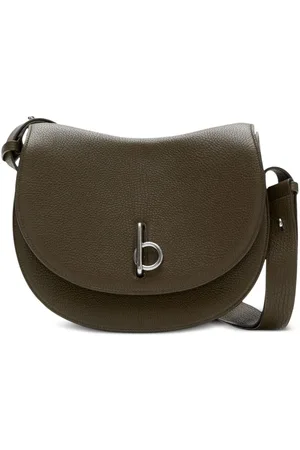 Burberry Mellemstor Rocking Horse skuldertaske i læder