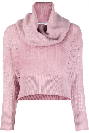 Dior Pre-owned strikket top med rullekrave fra 90