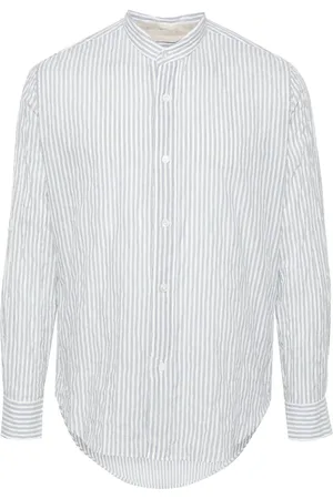 ELEVENTY Langærmet T-shirt med striber