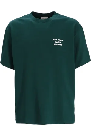 Drôle de Monsieur T-shirt med slogantryk