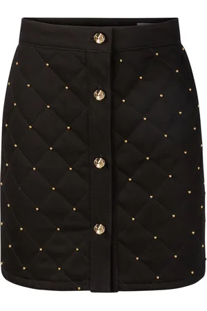 Nina Ricci Quiltet nederdel med nitter