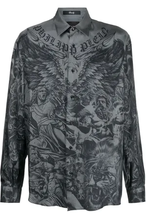 Philipp Plein Skjorte med grafisk tryk