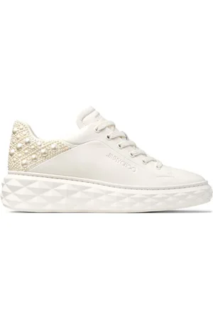 Jimmy Choo Diamond Maxi sneakers med perleudsmykning