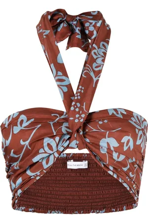 FAITHFULL THE BRAND Le Tahiti top med halterneck