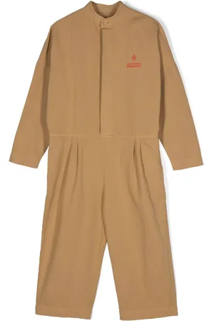 The Animals Observatory Grasshopper jumpsuit med logobroderi
