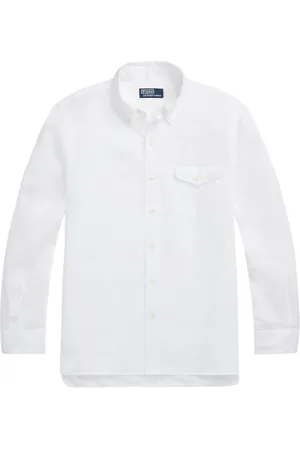 Ralph Lauren Hør-skjorte med knapper