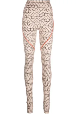 Patrizia Pepe Leggings med monogramtryk