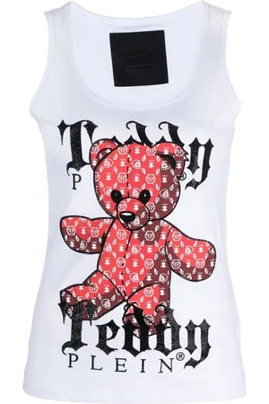 Philipp Plein ærmeløs Teddy Plein tanktop