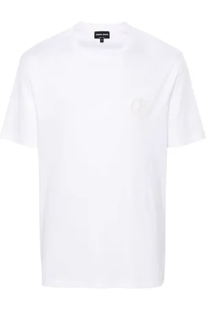 Giorgio Armani T-shirt med broderet logo