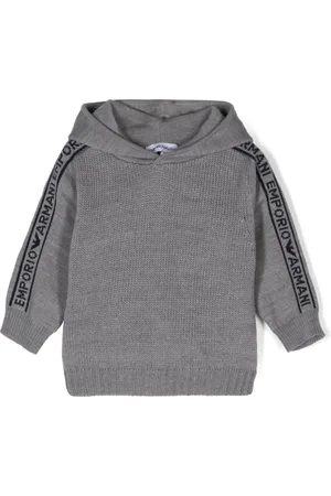 Emporio Armani Hættetrøje med jacquard-logo