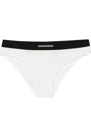 Dsquared2 Blondetrusser med logo i taljen