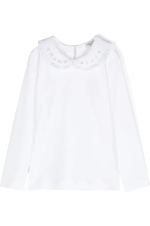MONNALISA T-shirt med rhinsten-logo