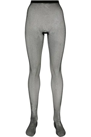 MAISON CLOSE Fiskenet-tights med lurex-detalje