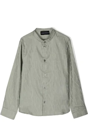 Emporio Armani Skjorte i jacquard med logo