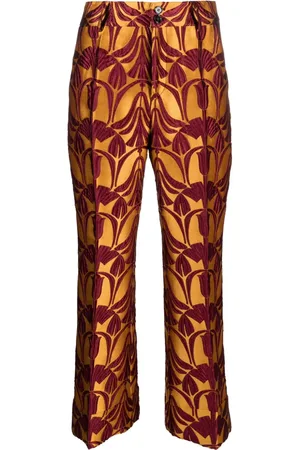 La DoubleJ Cropped Hendrix jacquard-bukser