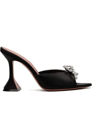Amina Muaddi Rosie 95mm sandaler med krystaludsmykning