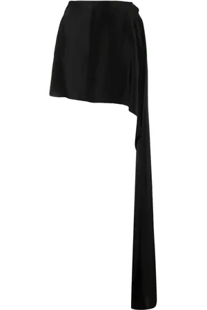SRVC Apron slå om-nederdel i satin