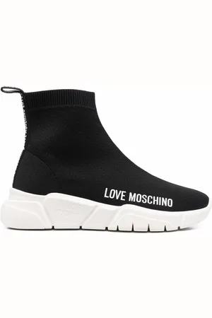 Moschino Slip-on sneakers med logotryk