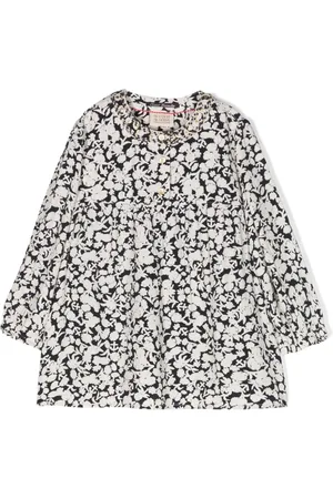 Scotch&Soda Blomstret bluse uden krave
