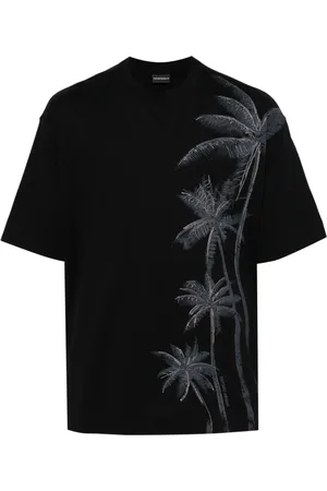Emporio Armani T-shirt med palmemotiv