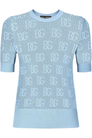 Dolce & Gabbana Top med broderet logo