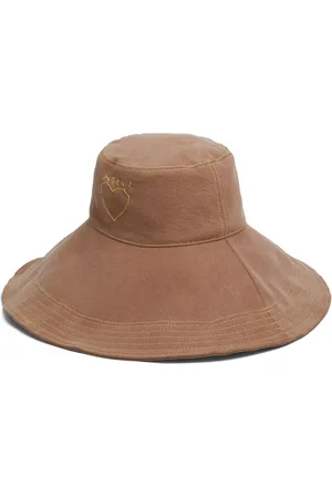 Marni Hat med bred skygge og logobroderi
