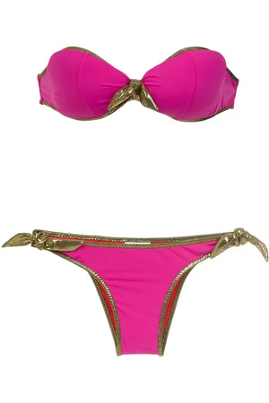 AMIR SLAMA Bandeau bikini set
