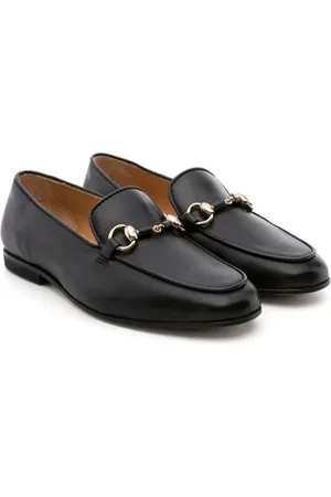 GALLUCCI Loafers i læder med horsebit-detalje