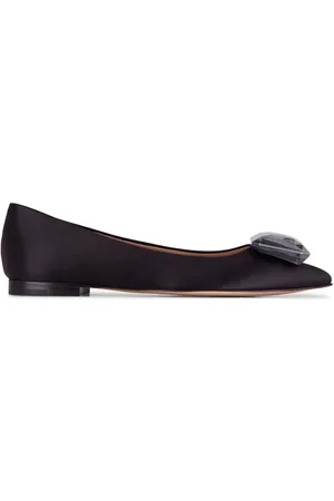 Gianvito Rossi Jaipur-sko i satin