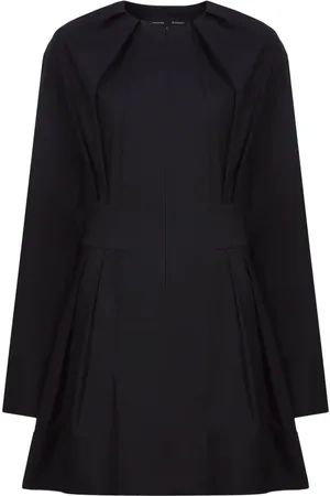 Proenza Schouler Strækbar kort kjole i poplin