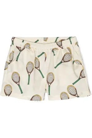Mini Rodini Shorts i lyocell med tennistryk
