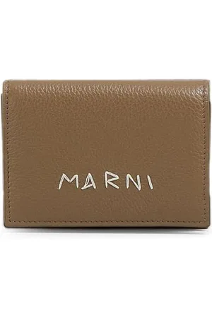 Marni Læderpung med logobroderi