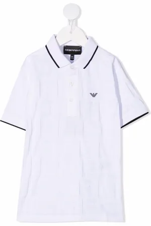 Emporio Armani Kortærmet polo med logomærke
