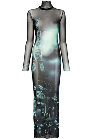 Jean Paul Gaultier Kjole i mesh-design