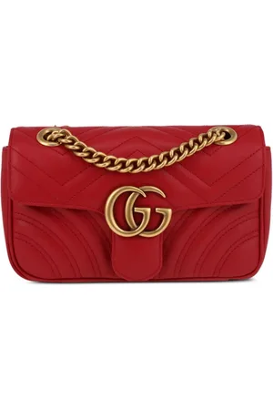Gucci Lille Marmont Double G skuldertaske