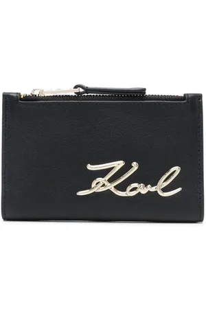 Karl Lagerfeld Foldet Signature Slim kortholder