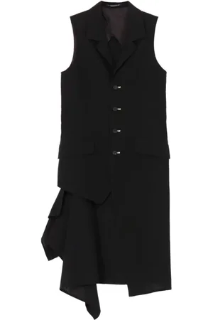 YOHJI YAMAMOTO Asymmetrisk blazer uden ærmer