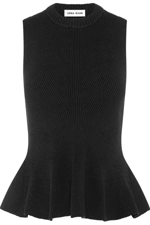 Anna Quan Winnie top med peplum-kant