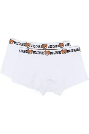 Moschino Boksershorts med bamsemotiv i taljen (sæt med to)