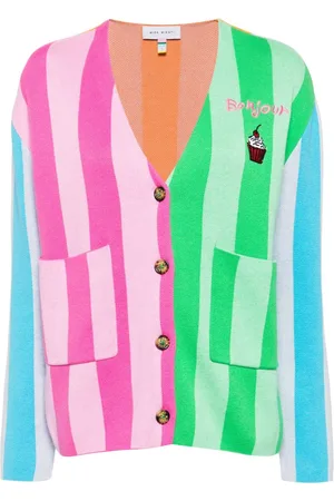 MIRA MIKATI Bonjour cardigan med colourblocking