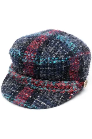 CHANEL 2018 Basco paperboy-kasket i tweed
