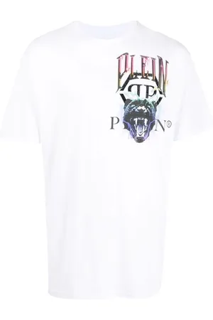 Philipp Plein Kortærmet T-shirt med logotryk