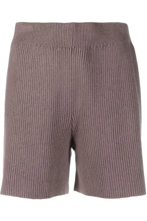 Joseph Ribstrikkede shorts i merino-blanding