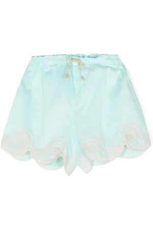 ZIMMERMANN Bomuldsshorts med broderi